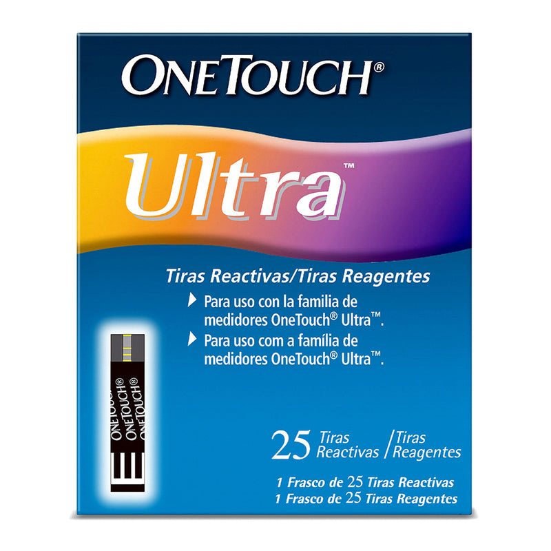 Tiras Reactivas OneTouch Ultra 25 Piezas OneTouch