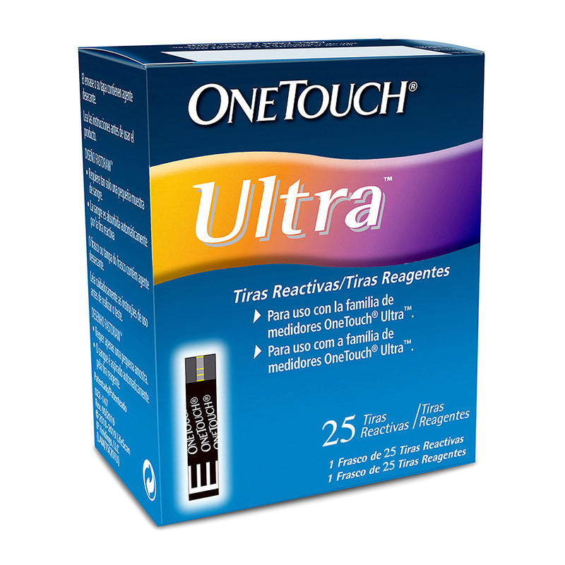 Tiras Reactivas OneTouch Ultra 25 Piezas OneTouch
