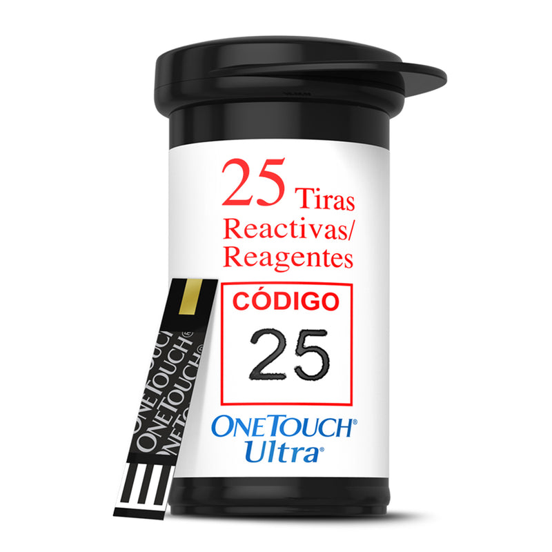 Tiras Reactivas OneTouch Ultra 25 Piezas OneTouch