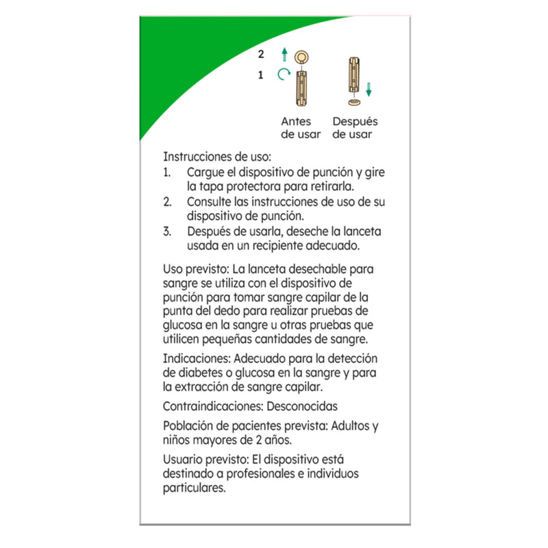 Lancetas UltraSoft 2 | 25 Piezas OneTouch