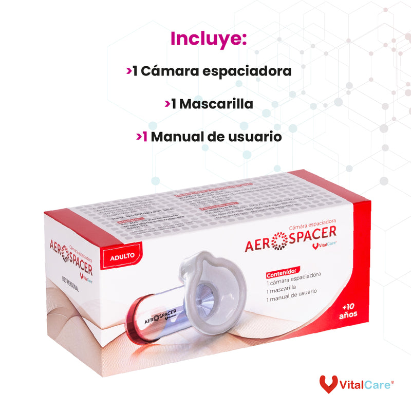 Aerocámara Espaciadora Hospitalaria Infantil Aerospacer