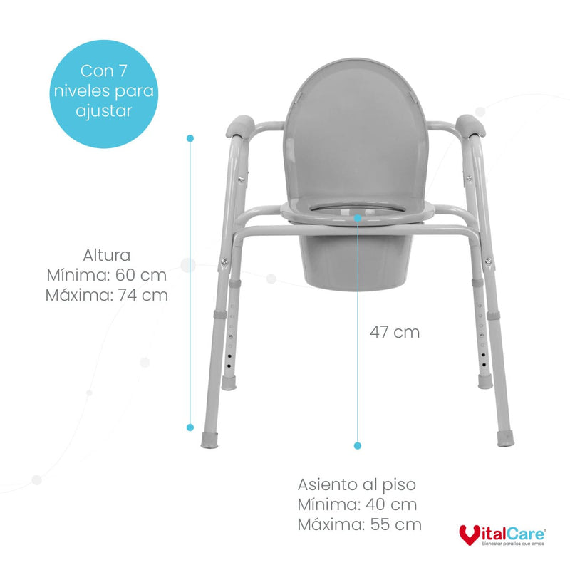 Silla Cómodo Fija Con Altura Ajustable Para Baño o Ducha