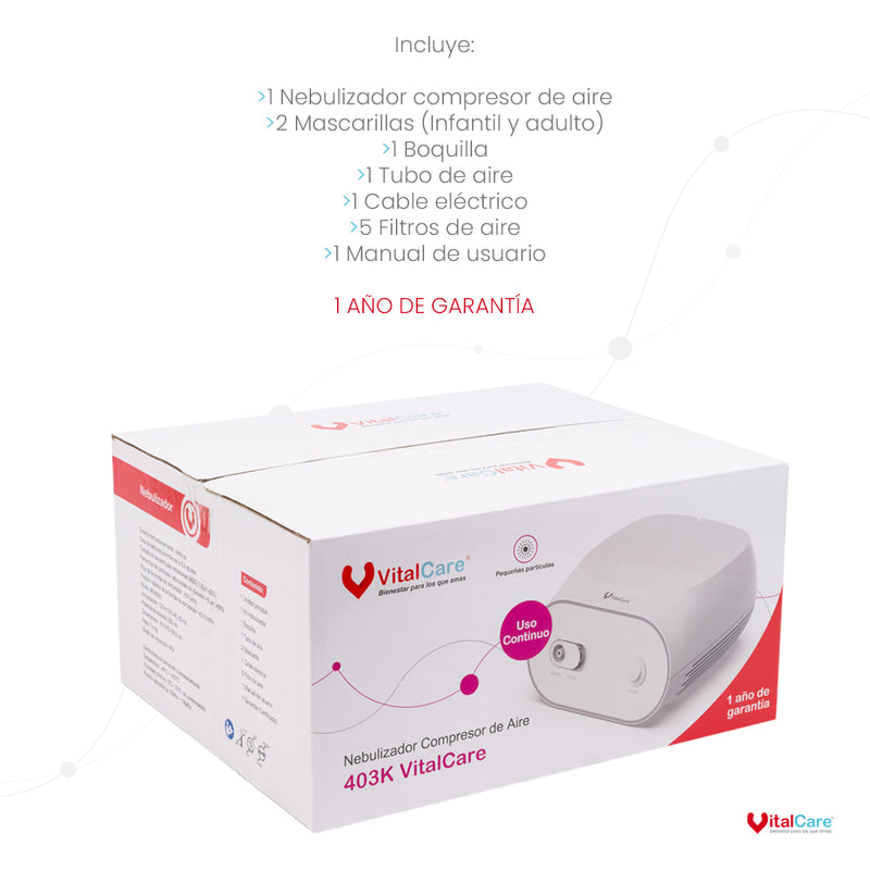Nebulizador Compresor de Aire Continuo 403K