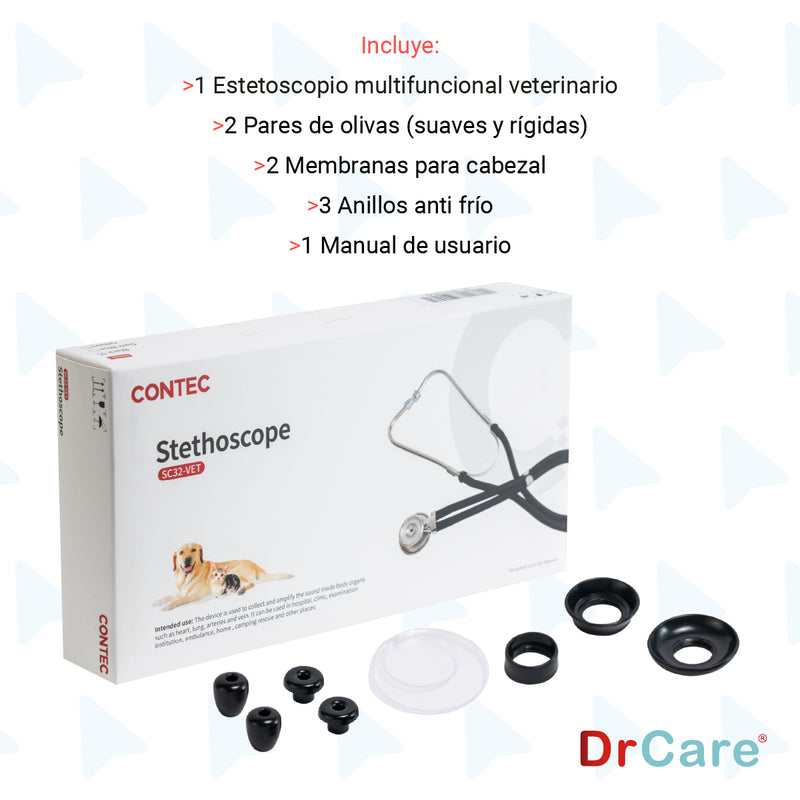 Estetoscopio Multifuncional Profesional Para Uso Veterinario