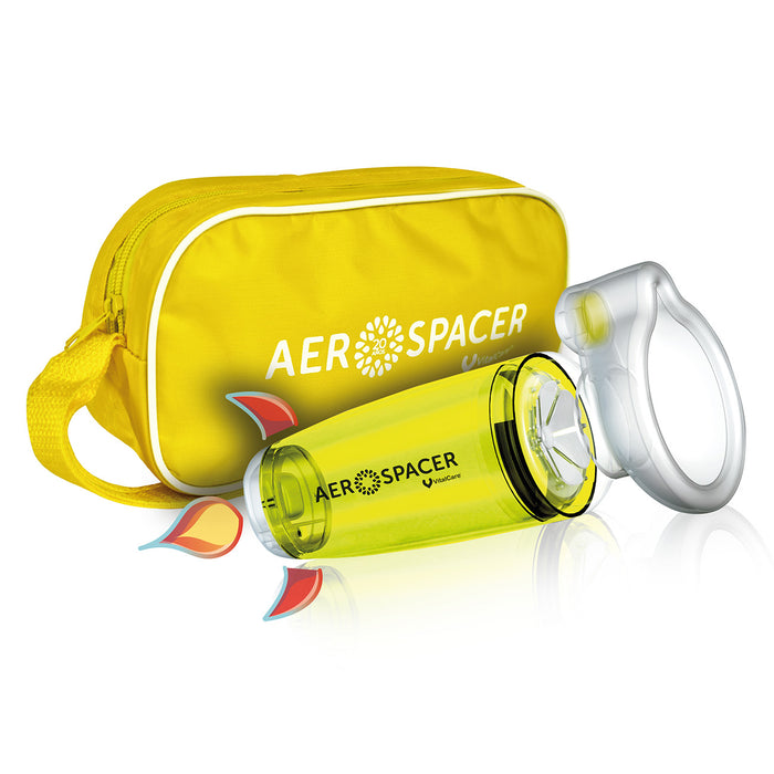 Aerocámara Premium Aerospacer con mascarilla y boquilla - Infantil