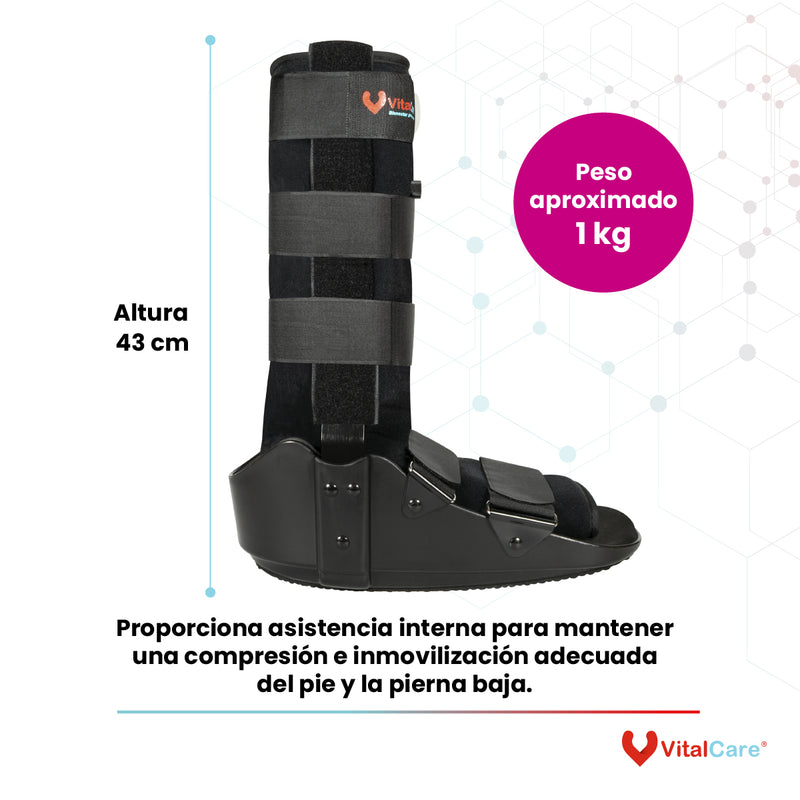 Bota Walker Neumática Larga con Cámara de Aire