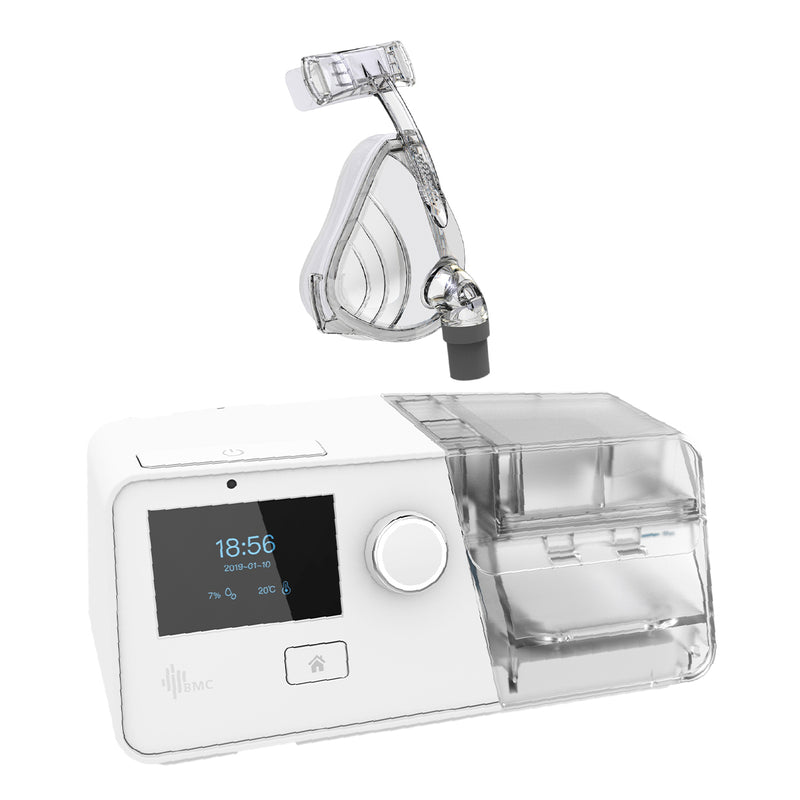 BPAP Automático BMC Serie G3 Con Mascarilla Oronasal