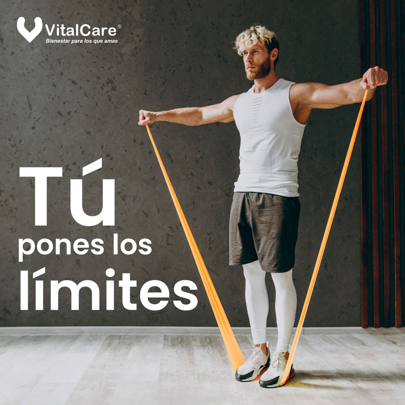 Banda de resistencia para pilates 2.2 kg Libre de Látex