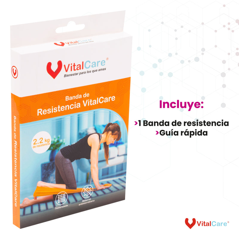 Banda de resistencia para pilates 2.2 kg Libre de Látex