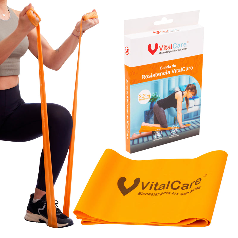 Banda de resistencia para pilates 2.2 kg Libre de Látex