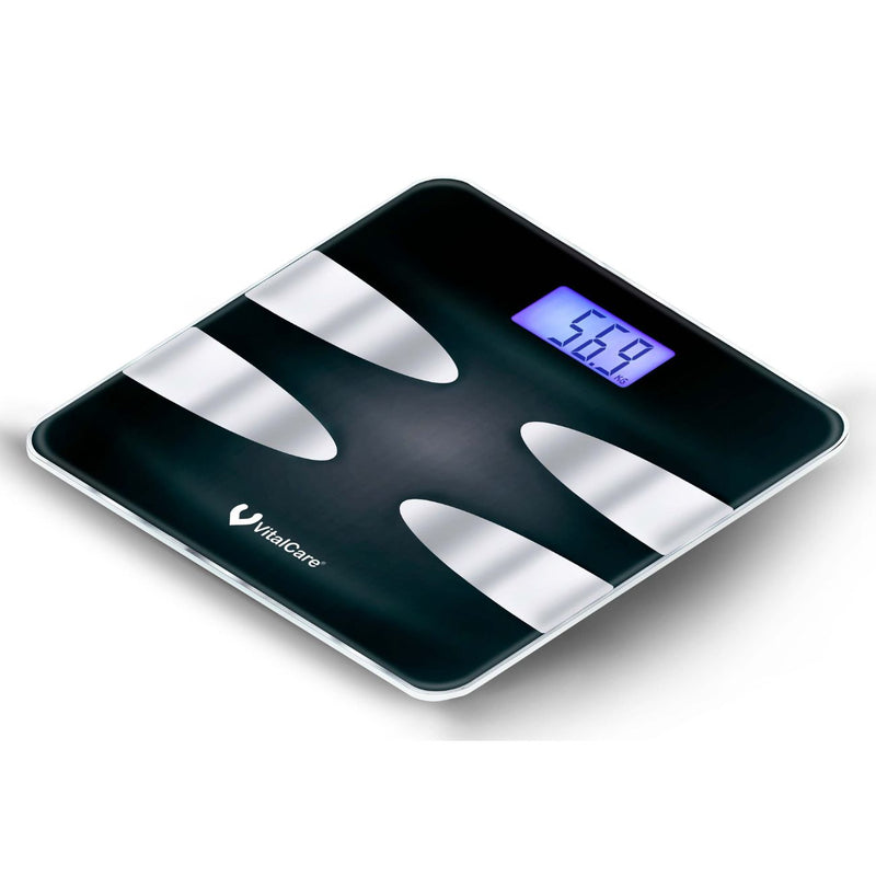 Báscula de composición corporal de 4 electrodos con Bluetooth