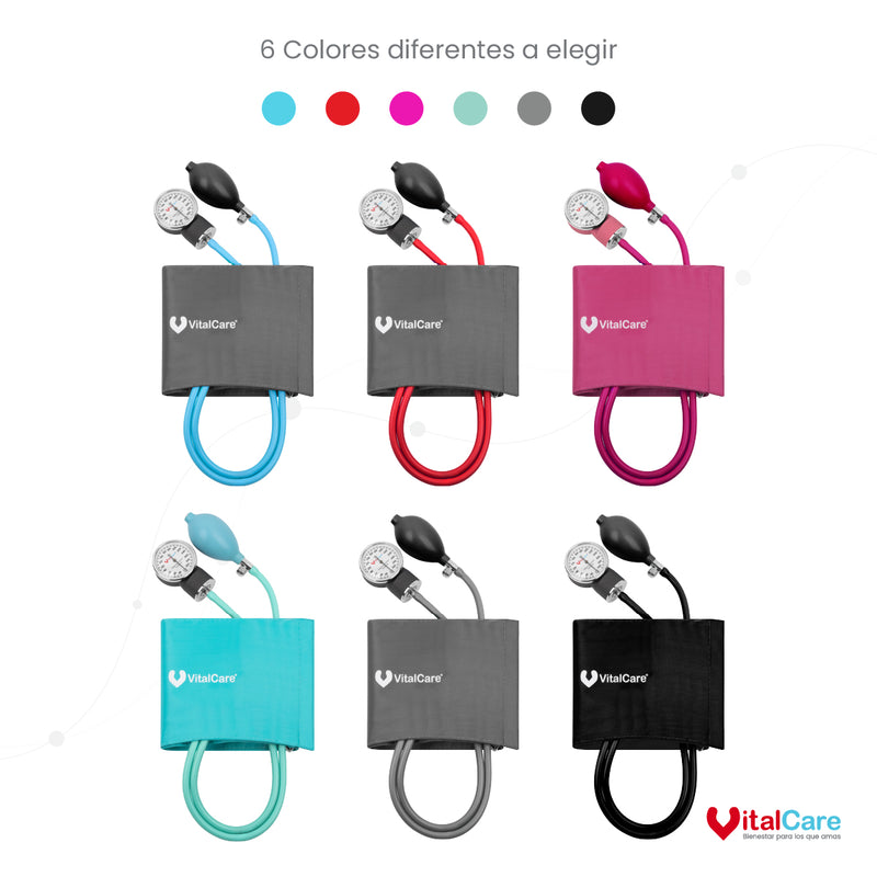 Baumanómetro Aneroide Colección Menta Con Brazalete Amplio