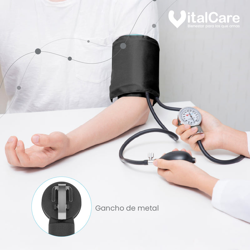 Baumanómetro Aneroide Con Brazalete Amplio