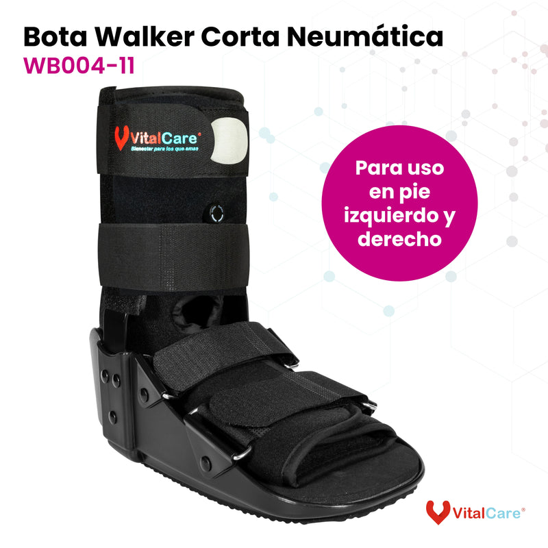 Bota Walker Neumática Corta con Cámara de Aire