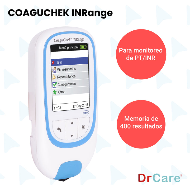 CoaguChek InRange + 24 tiras reactivas | Kit Monitoreo de Coagulación
