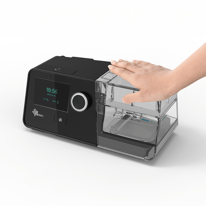 CPAP Fijo con Humidificador y Mascarilla Oronasal G3 BMC