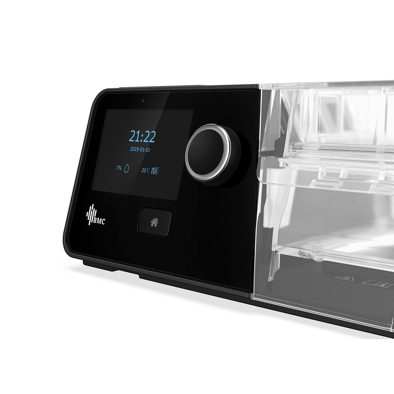 CPAP Fijo con Humidificador y Mascarilla Oronasal G3 BMC