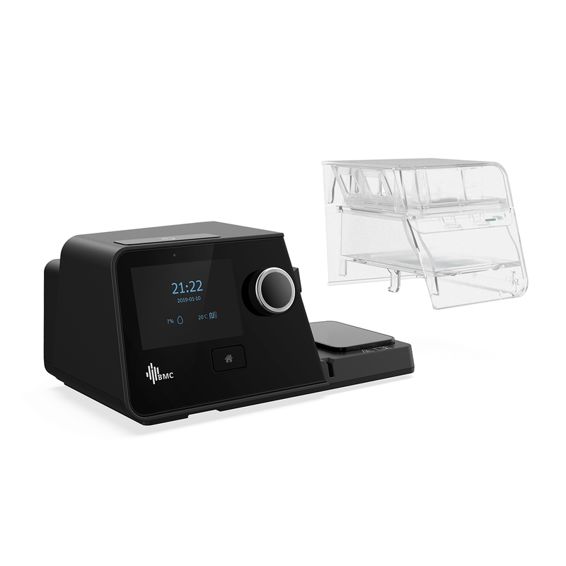 CPAP Fijo con Humidificador y Mascarilla Oronasal G3 BMC