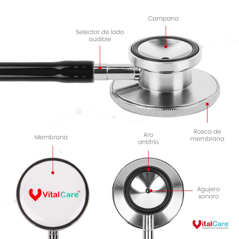 Kit Esfigmomanómetro Aneroide + Estetoscopio Doble