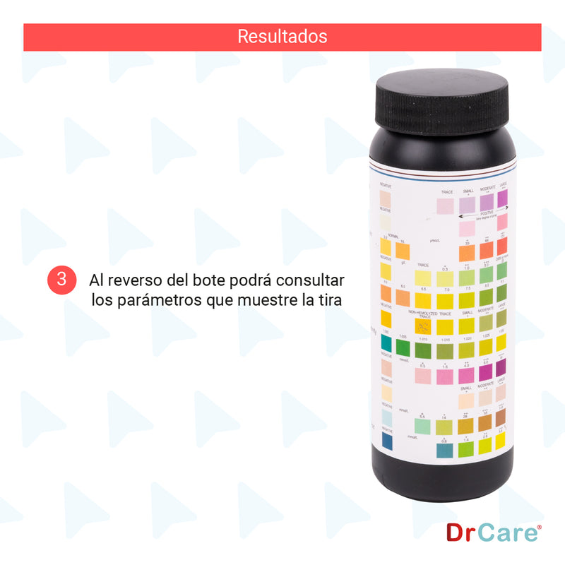 Tiras Reactivas para Análisis de Orina 11 Parámetros Nova Test 100 Piezas