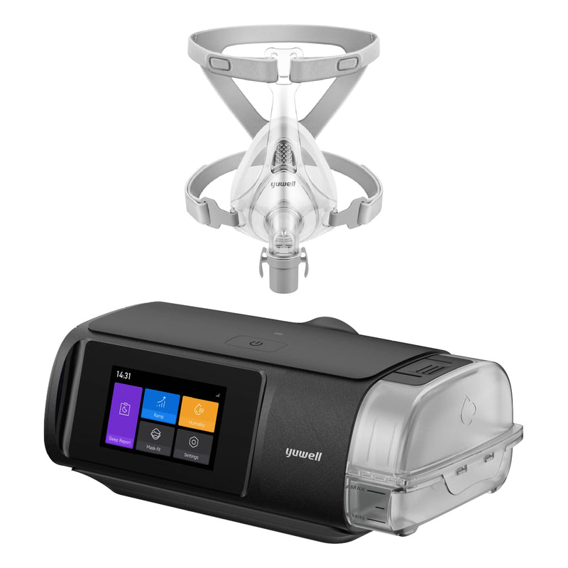 CPAP Automático con Humidificador YH-680A Yuwell y Mascarilla Oronasal