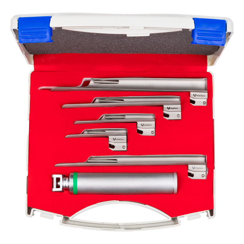 Estuche Laringoscopio Recto Fibra Óptica VitalCare