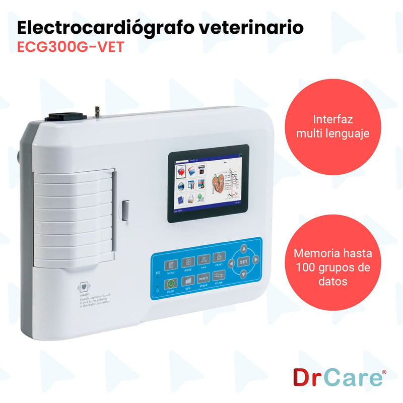 Electrocardiógrafo Con Impresión Térmica Para Uso Veterinario