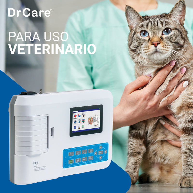 Electrocardiógrafo Con Impresión Térmica Para Uso Veterinario