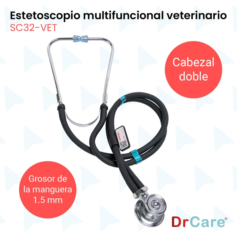 Estetoscopio Multifuncional Profesional Para Uso Veterinario