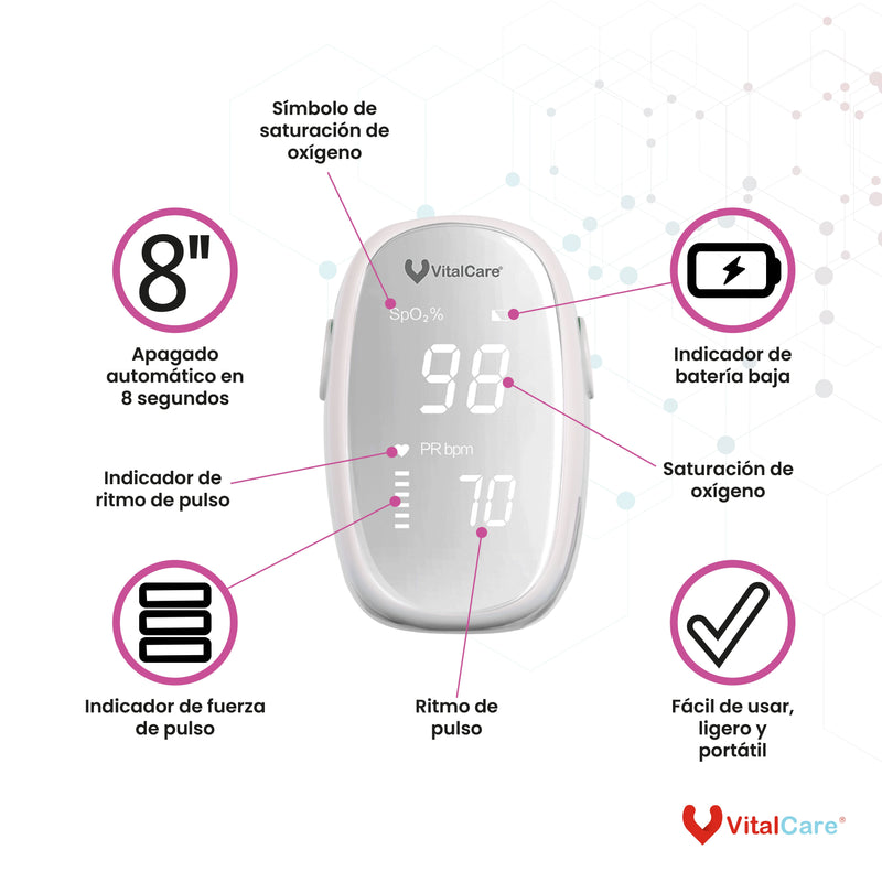 Oxímetro de pulso de dedo YX100