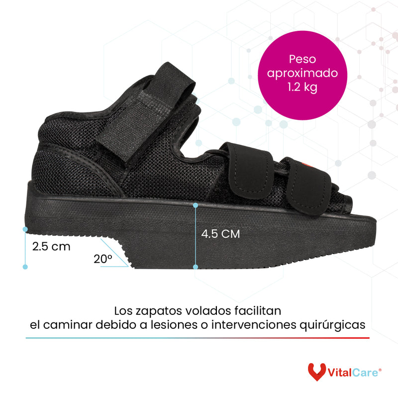 Zapato Volado de Talón con Suela Antideslizante y Correas Ajustables