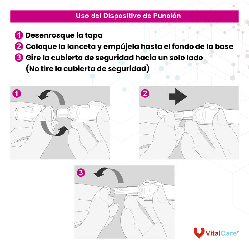 Dispositivo de Punción con Ajuste de Profundidad VitalCare