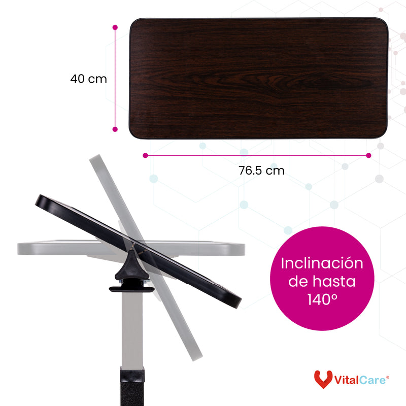 Mesa Con Inclinación Premium Para Cama De Hospital