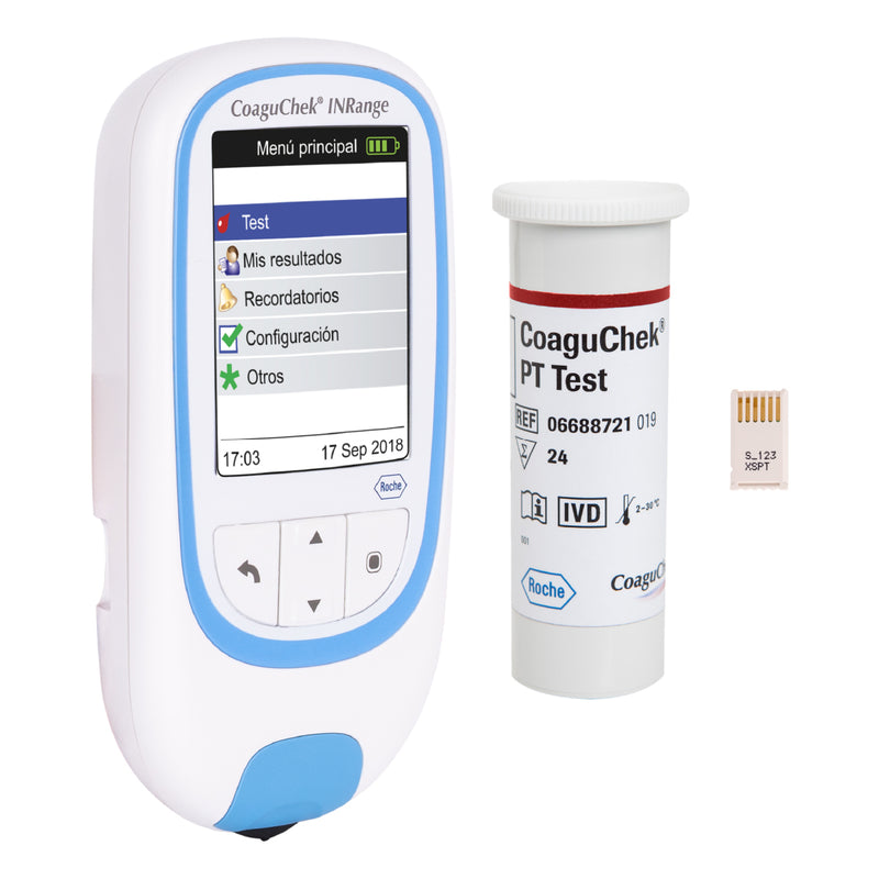 CoaguChek InRange + 24 tiras reactivas | Kit Monitoreo de Coagulación