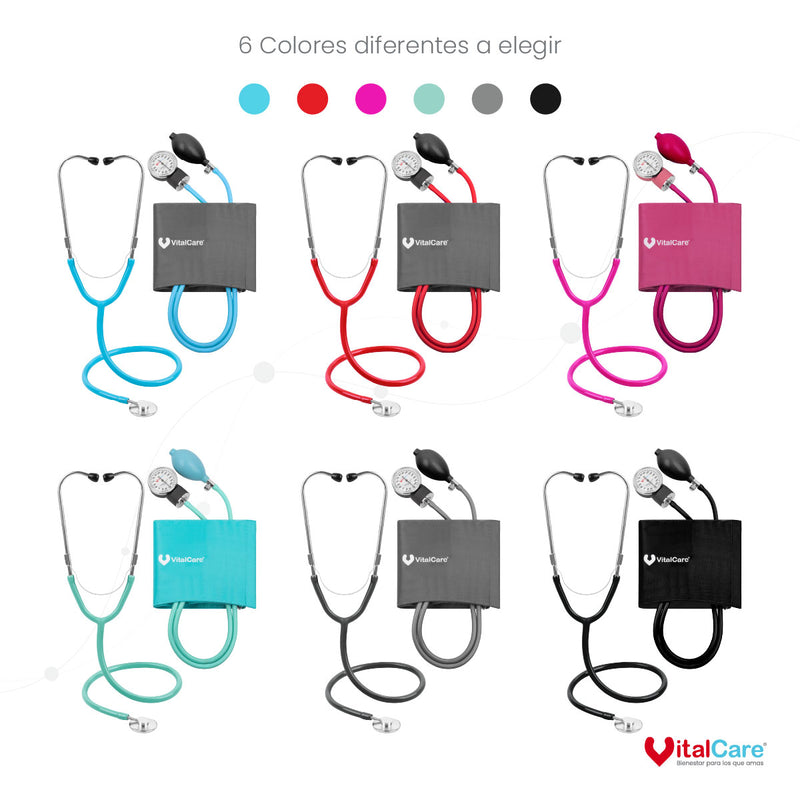 Kit Esfigmomanómetro Aneroide + Estetoscopio Simple