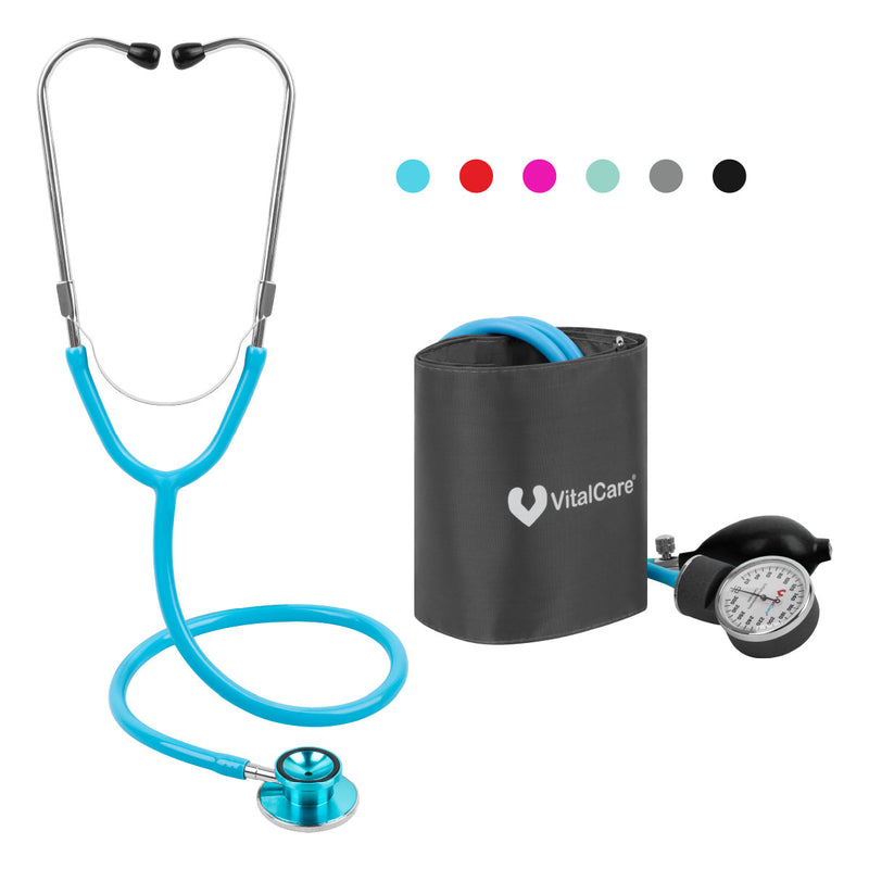 Kit Esfigmomanómetro Aneroide + Estetoscopio Doble