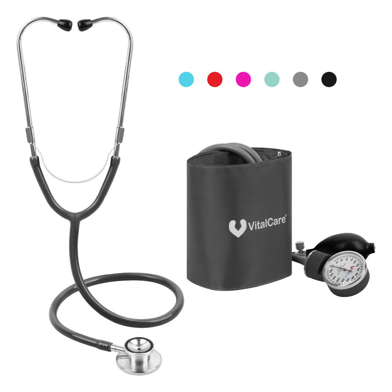 Kit Esfigmomanómetro Aneroide + Estetoscopio Doble