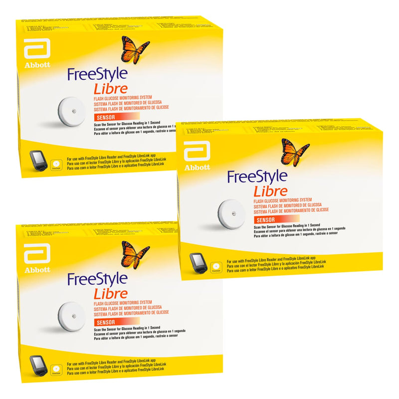 Kit de 3 Sensores FreeStyle Libre para Monitoreo de Glucosa