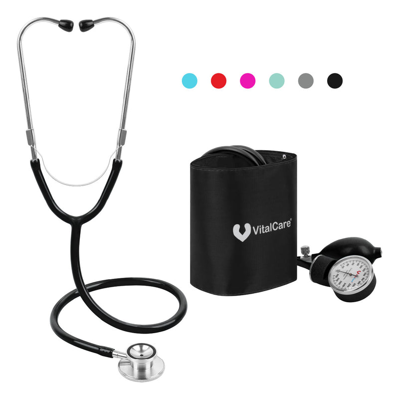 Kit Esfigmomanómetro Aneroide + Estetoscopio Doble
