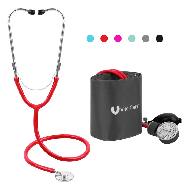 Kit Esfigmomanómetro Aneroide + Estetoscopio Simple