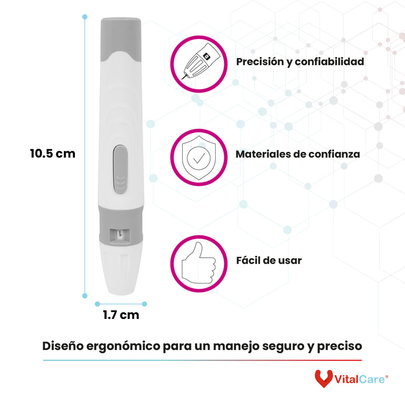 Dispositivo de Punción con Ajuste de Profundidad VitalCare