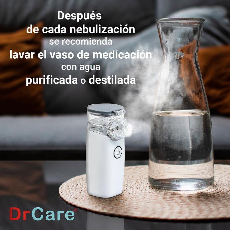 Nebulizador Portátil De Malla Uso Veterinario