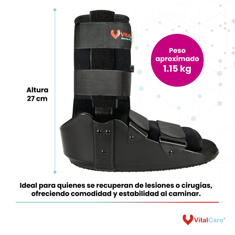 Bota Walker Neumática Corta con Cámara de Aire