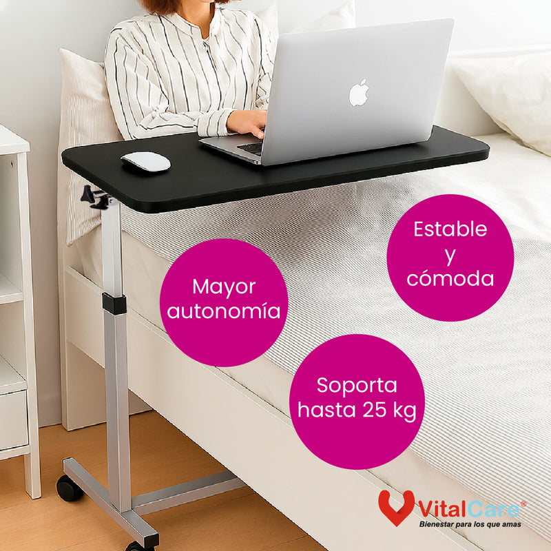 Mesa Fija Premium Para Cama De Hospital