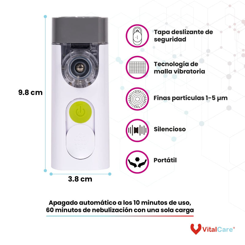 Nebulizador portátil de malla vibratoria AirPro