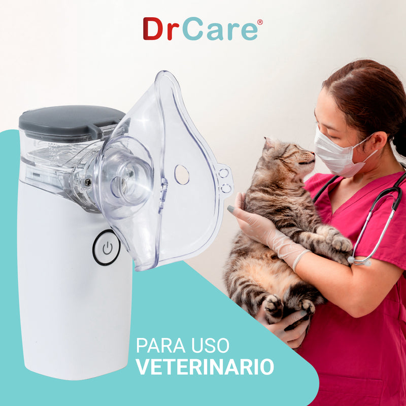 Nebulizador Portátil De Malla Uso Veterinario