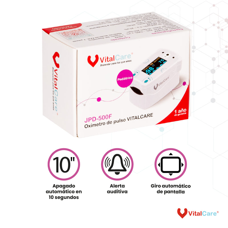 Oxímetro Pediátrico De Pulso VitalCare