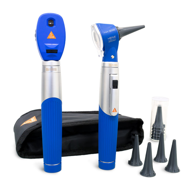 Estuche De Diagnóstico Otoscopio Y Oftalmoscopio Heine Mini 3000