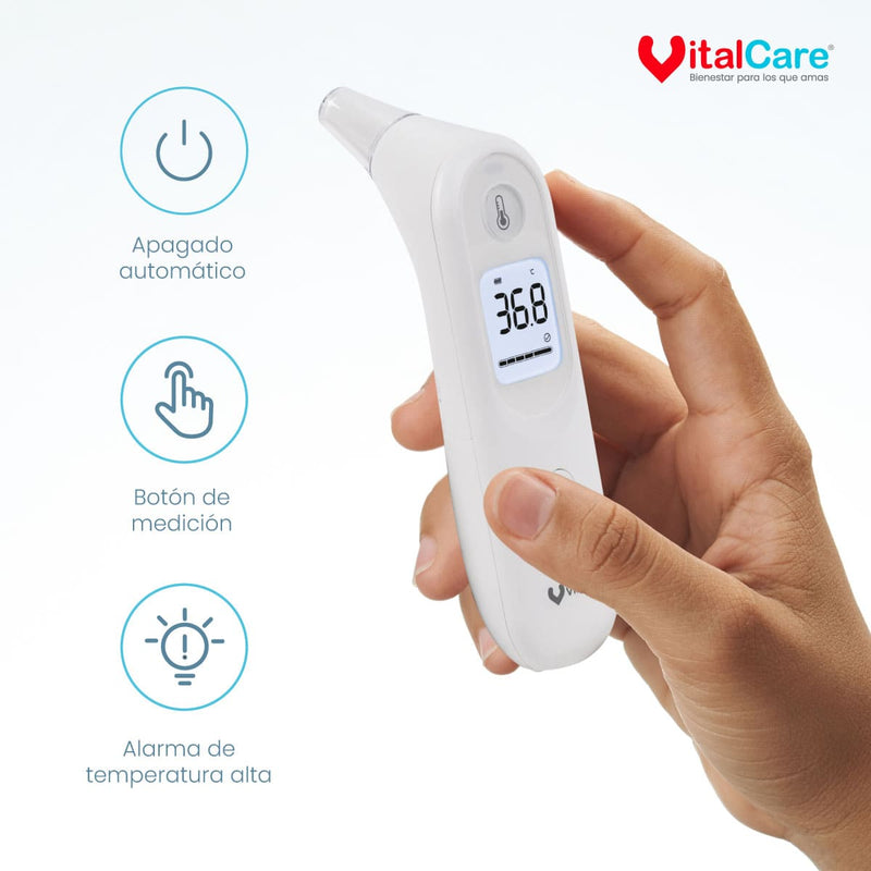 Kit Oxímetro de Pulso Pediátrico y Termómetro Infrarrojo | VitalCare