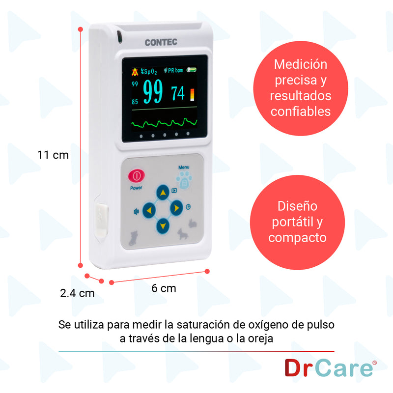 Oxímetro De Pulso Para Uso Veterinario